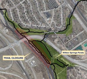 Willow Trail Closure Map